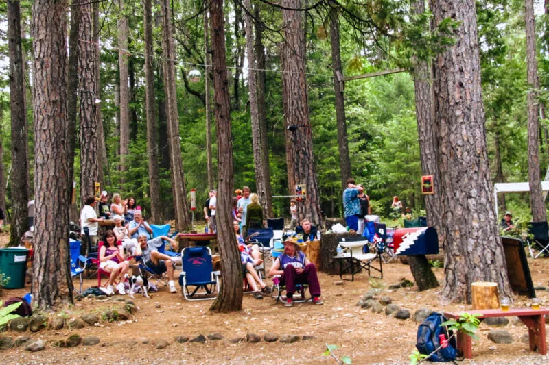 The Blue Merles perform at the Porter Party on Nimshew Ridge, 2012