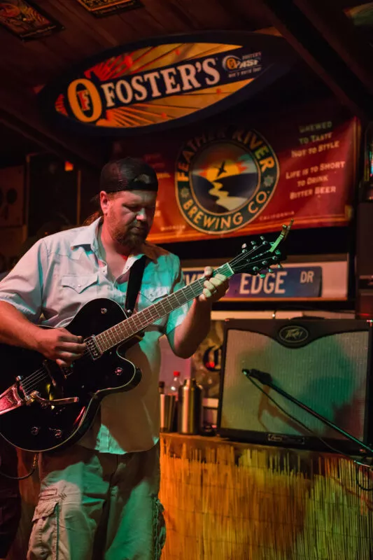 The Mercantiles -performing at Creekside Cantina Party, 2014