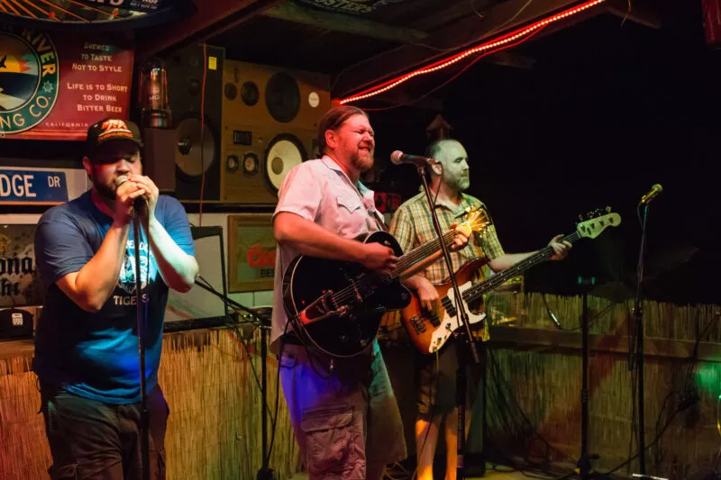 The Mercantiles -performing at Creekside Cantina Party, 2014