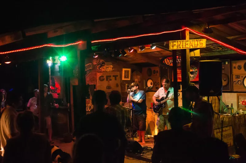 The Mercantiles -performing at Creekside Cantina Party, 2014