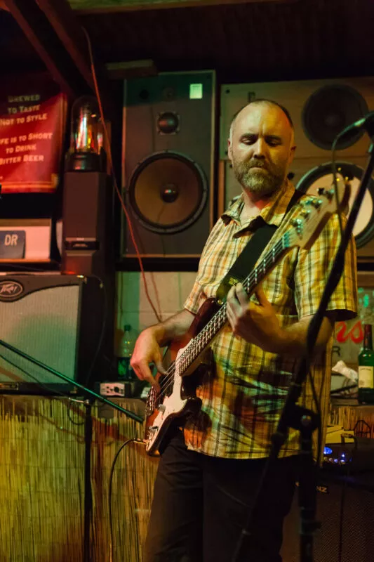 The Mercantiles -performing at Creekside Cantina Party, 2014