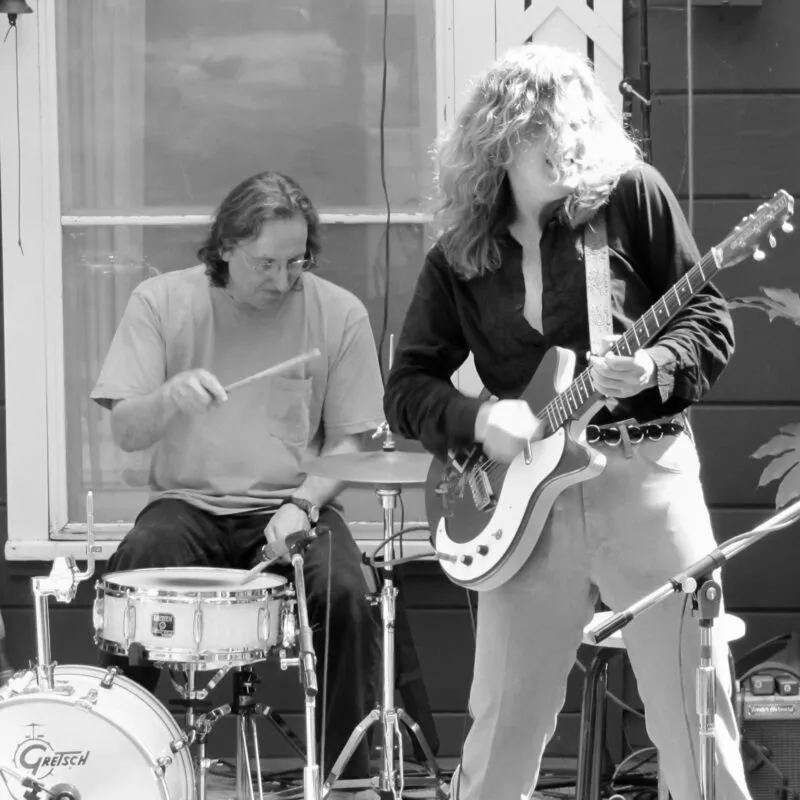 Danny Cohen and Friends perform at the 2010 Porter Party on Nimshew Ridge.