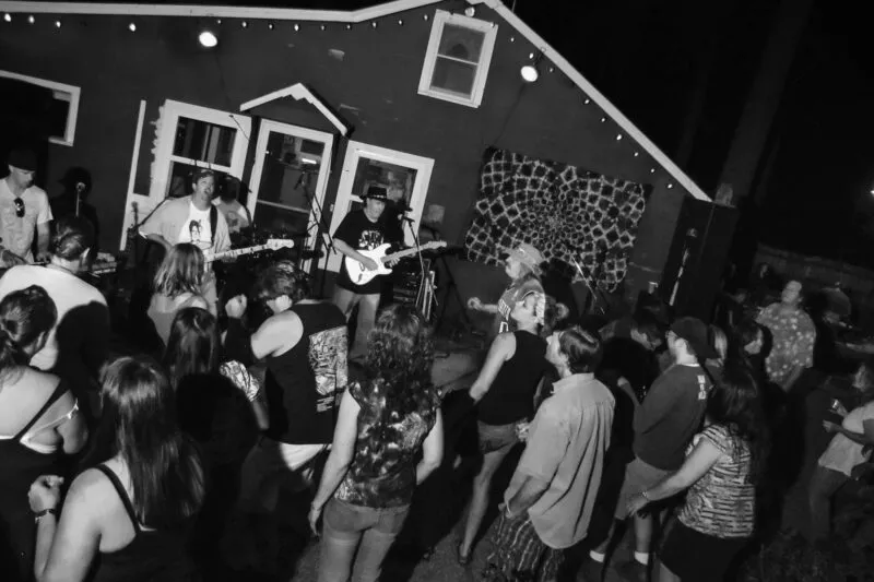 The Jeff Pershing Band performs at the Porter Party on Nimshew Ridge, 2012