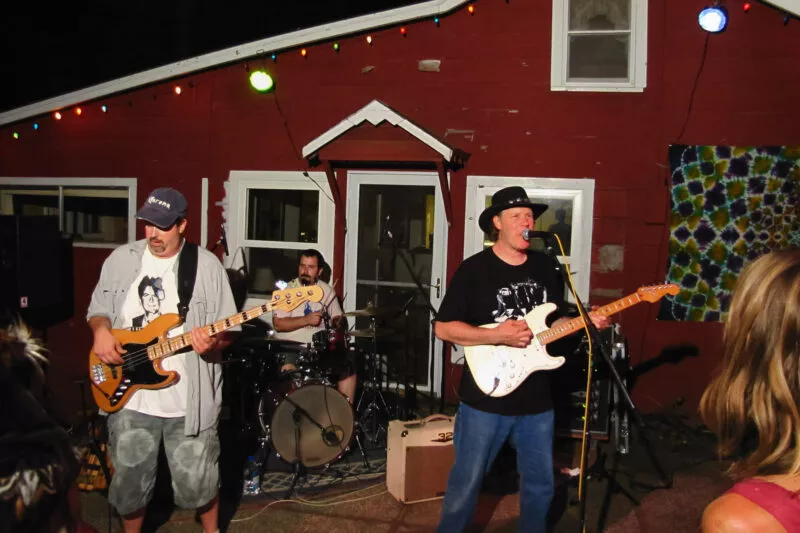 The Jeff Pershing Band performs at the Porter Party on Nimshew Ridge, 2012