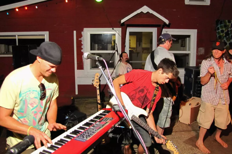 The Jeff Pershing Band performs at the Porter Party on Nimshew Ridge, 2012