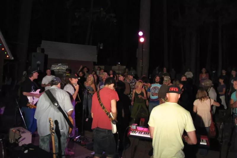 The Jeff Pershing Band performs at the Porter Party on Nimshew Ridge, 2012