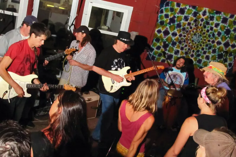 The Jeff Pershing Band performs at the Porter Party on Nimshew Ridge, 2012