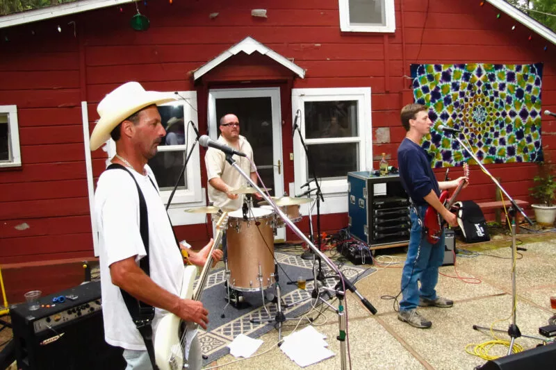 The Loki Miller Band performs at the Porter Party on Nimshew Ridge, 2012