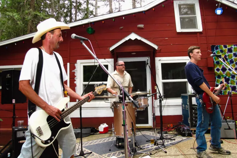 The Loki Miller Band performs at the Porter Party on Nimshew Ridge, 2012