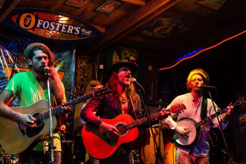 Low Flying Birds perform at Creekside Cantina, 2018