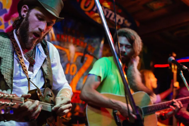 Low Flying Birds perform at Creekside Cantina, 2018