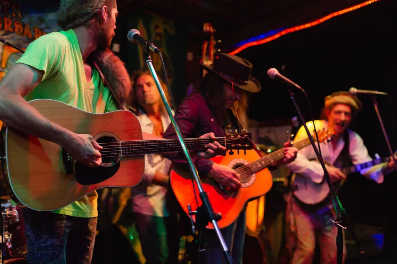 Low Flying Birds perform at Creekside Cantina, 2018