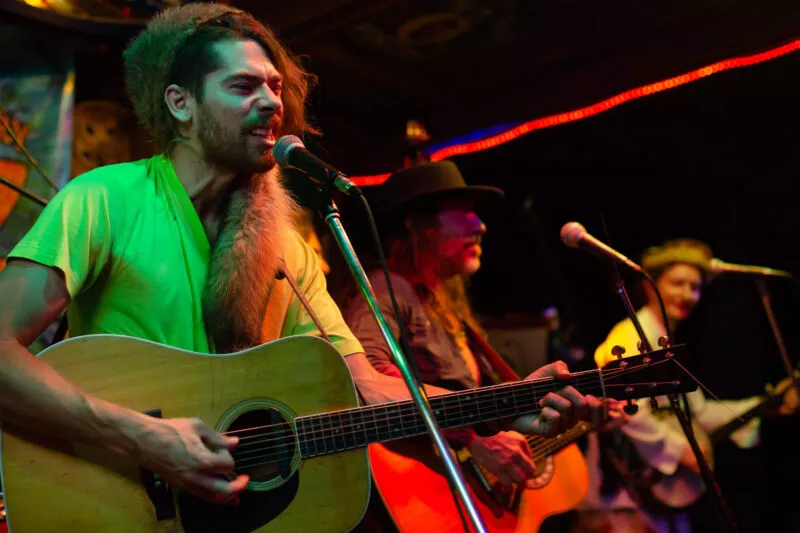 Low Flying Birds perform at Creekside Cantina, 2018