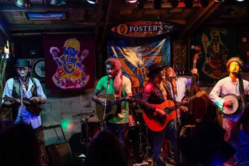 Low Flying Birds perform at Creekside Cantina, 2018