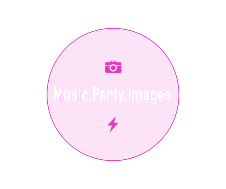 Music Party Images - Pink Circle word logo