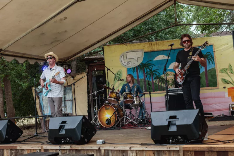 Ride the Blinds performs at Lambstock, 2022.