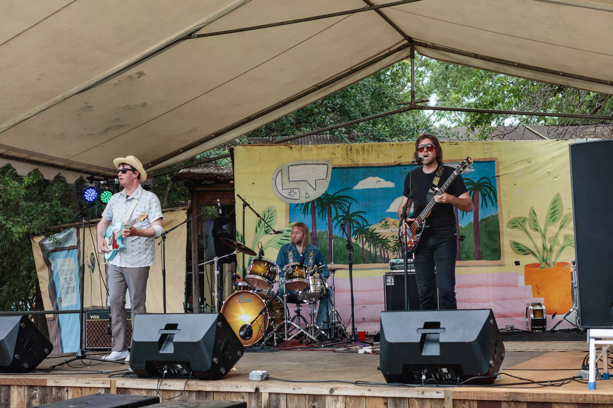 Ride the Blinds performs at Lambstock, 2022.