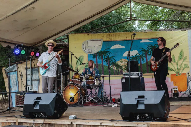 Ride the Blinds performs at Lambstock, 2022.