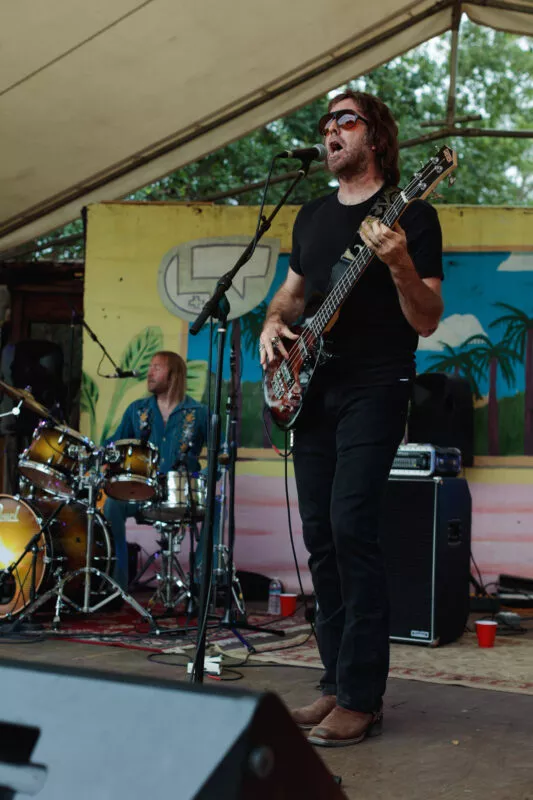 Ride the Blinds performs at Lambstock, 2022.