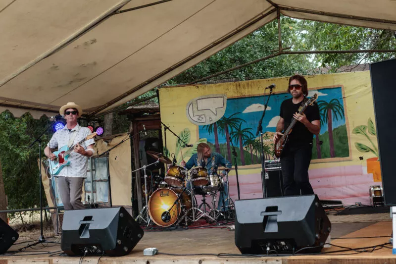 Ride the Blinds performs at Lambstock, 2022.