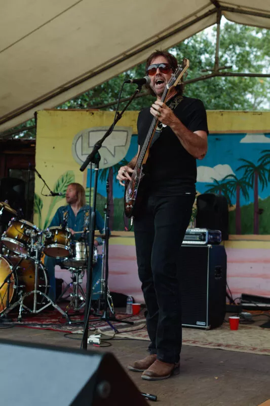 Ride the Blinds performs at Lambstock, 2022.