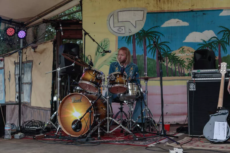 Ride the Blinds performs at Lambstock, 2022.