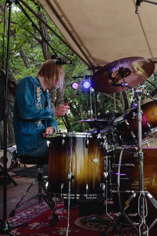 Ride the Blinds performs at Lambstock, 2022.