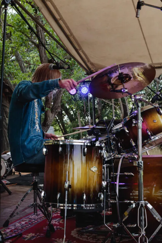 Ride the Blinds performs at Lambstock, 2022.