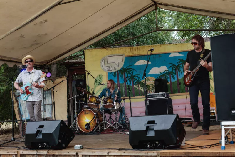 Ride the Blinds performs at Lambstock, 2022.