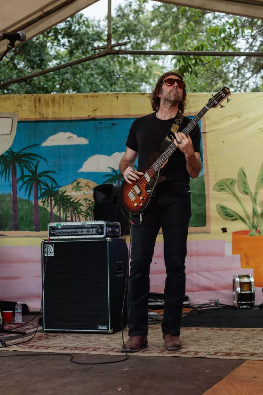 Ride the Blinds performs at Lambstock, 2022.