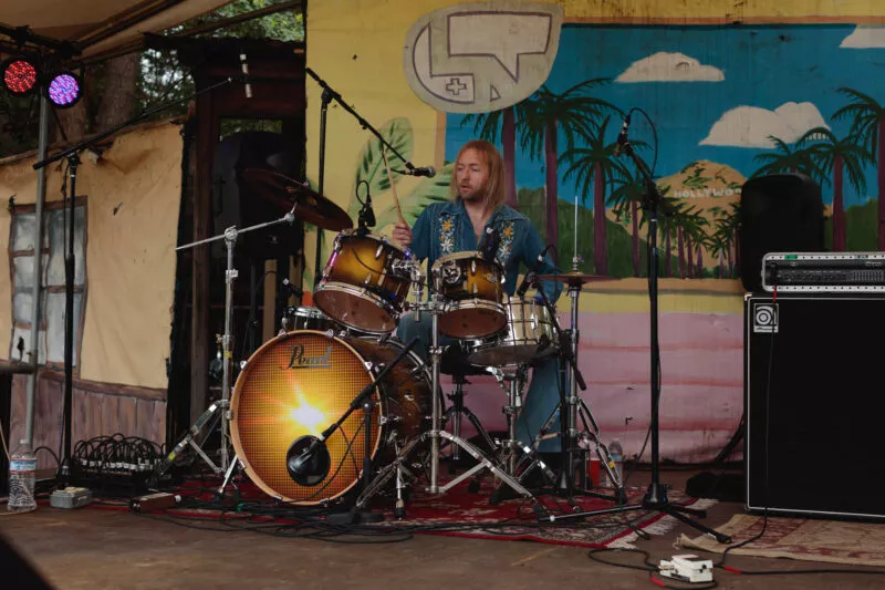 Ride the Blinds performs at Lambstock, 2022.