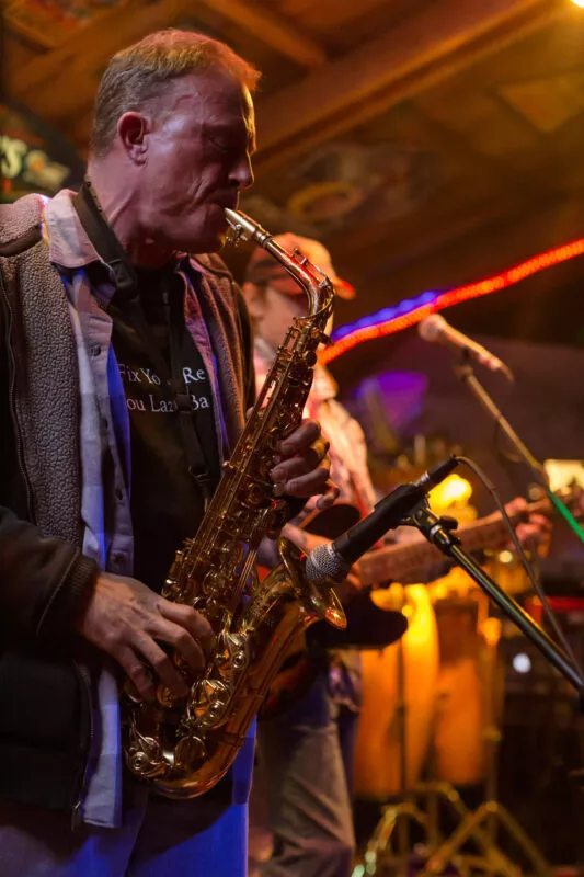 Swamp Zen performs at the  2016 Creekside Cantina Party