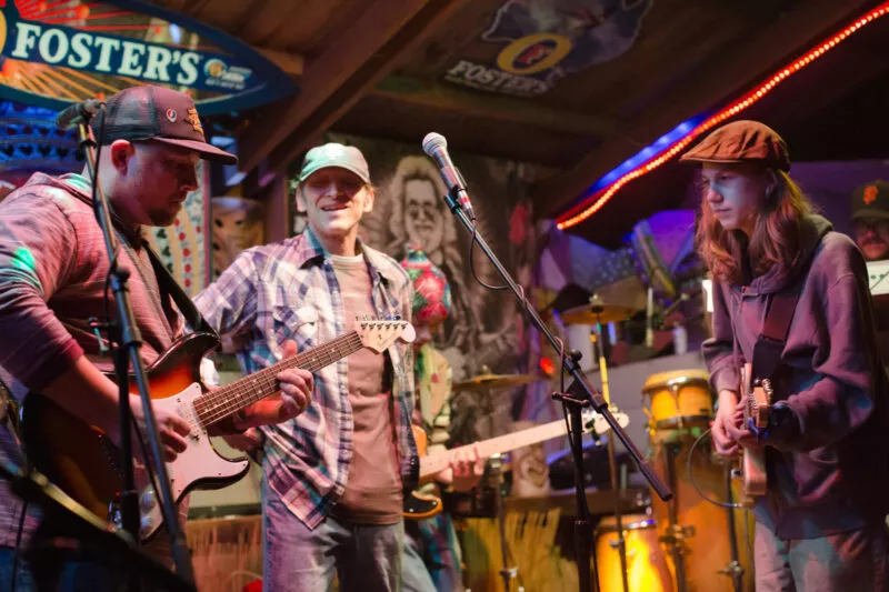 Swamp Zen performs at the  2016 Creekside Cantina Party