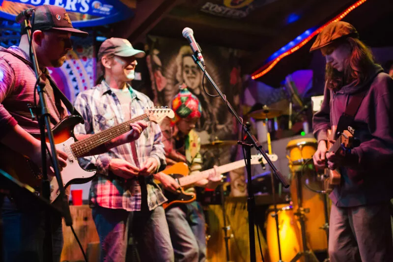 Swamp Zen performs at the  2016 Creekside Cantina Party