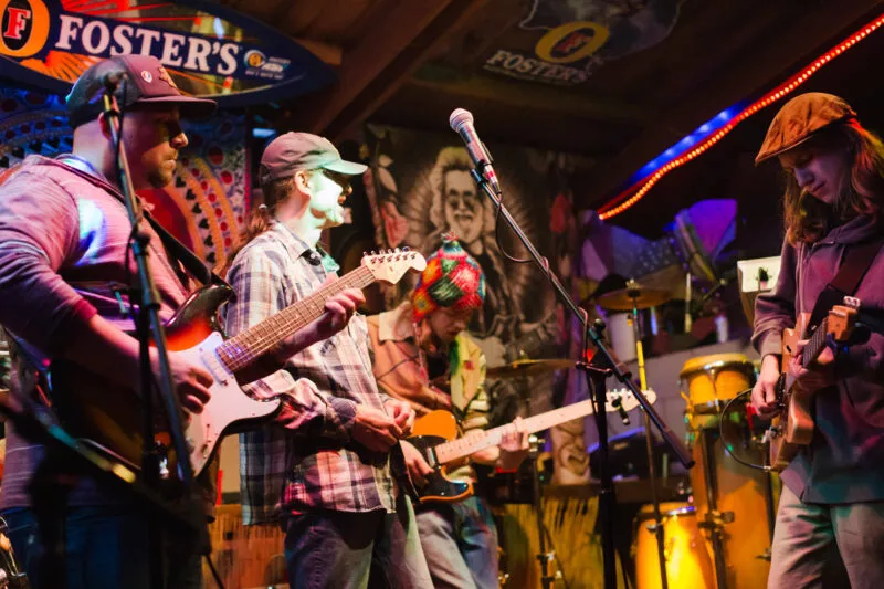 Swamp Zen performs at the  2016 Creekside Cantina Party