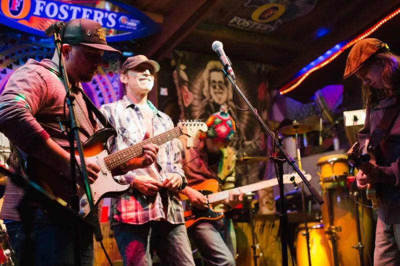 Swamp Zen performs at the  2016 Creekside Cantina Party