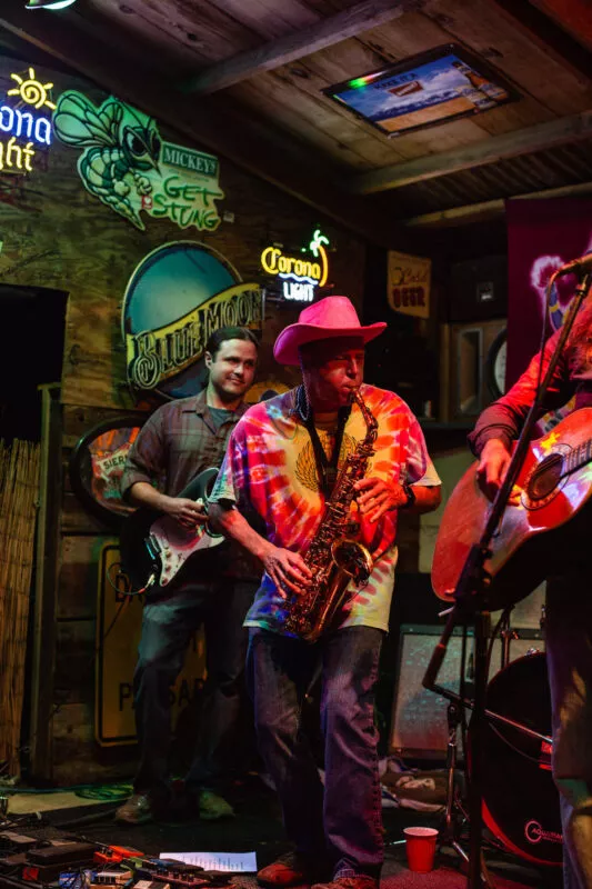 Swamp Zen performs at Creekside Cantina, 2018