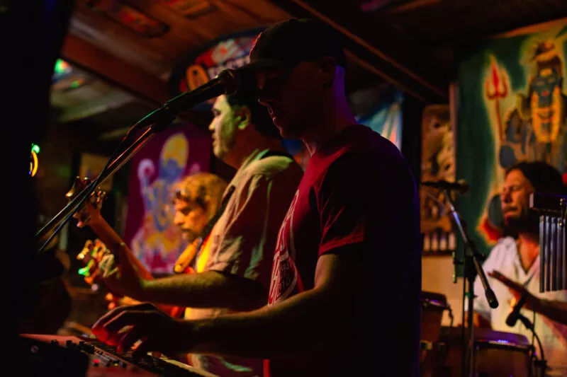 Swamp Zen performs at Creekside Cantina, 2018