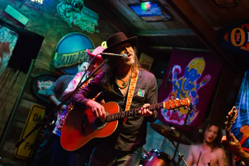 Swamp Zen performs at Creekside Cantina, 2018