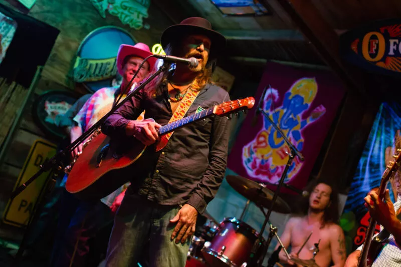 Swamp Zen performs at Creekside Cantina, 2018