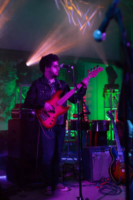 Aron Linker performing with his band, The Project, at the St Patty's Shindig.