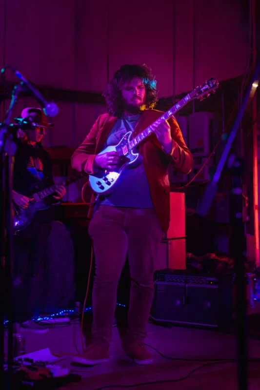 Tim Knight performs with his band, The Project, at the 2021 St Patty's Shindig.